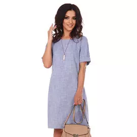 Платье СР-2501 л (голубой)