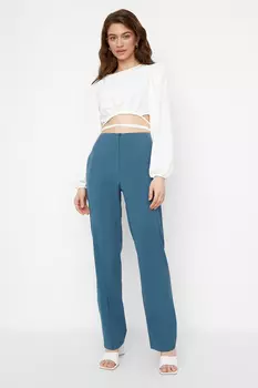 Брюки прямые со стрелками