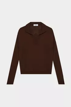 Джемпер с воротником поло