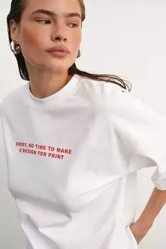 Футболка с принтом "No design"