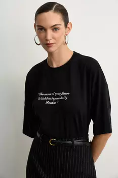 Футболка с принтом "THE SECRET"