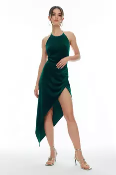 Юбка ассиметричная из бархата