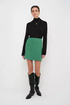 Юбка из искусственной замши