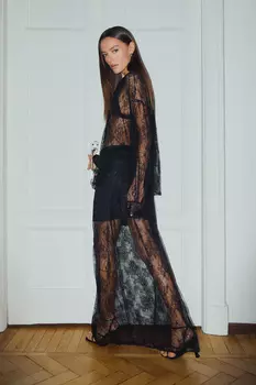 Юбка макси из кружева