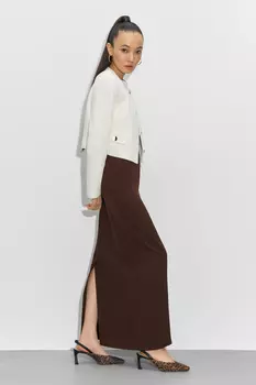 Юбка макси прямого силуэта