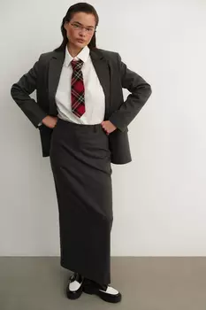 Юбка макси прямого силуэта