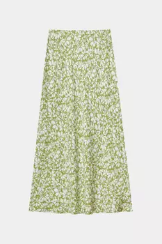 Юбка миди из вискозы