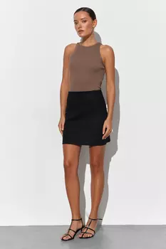 Юбка мини изо льна