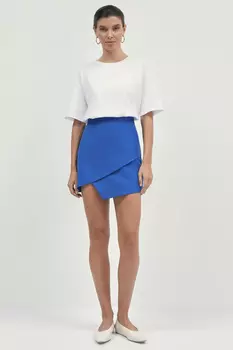 Юбка мини с запахом