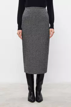 Юбка прямая в клетку