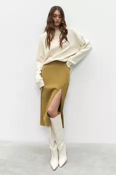 Юбка с фигурным вырезом