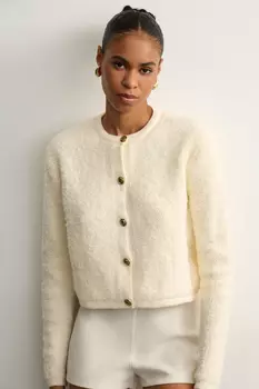 Кардиган с золотистыми пуговицами