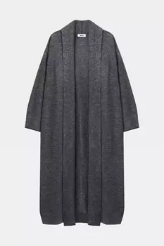 Кардиган трикотажный макси