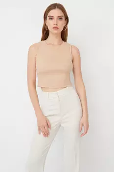 Кроп-топ в рубчик