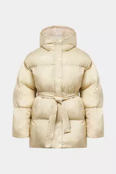 Куртка с капюшоном и ремнем