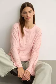 Лонгслив оверсайз в стиле гранж