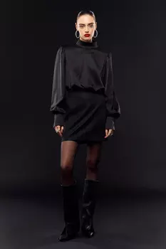 Мини юбка с блестками