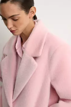 Пальто-жакет с накладными карманами