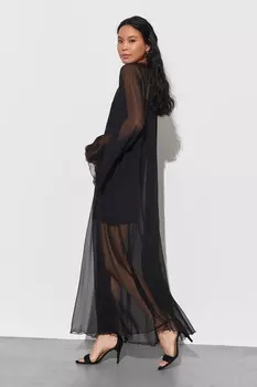 Платье макси из шифона