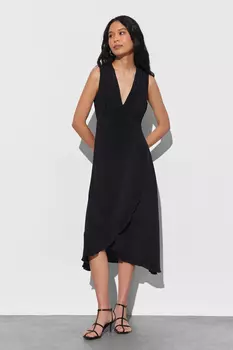 Платье миди из шифона