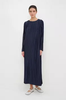 Платье миди плиссе