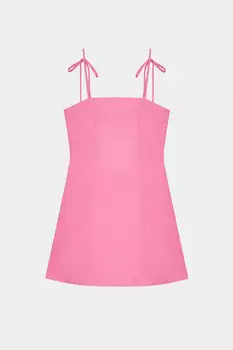 Платье мини на завязках