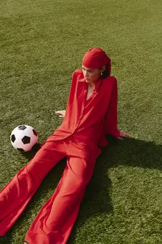 Рубашка оверсайз из жатого хлопка