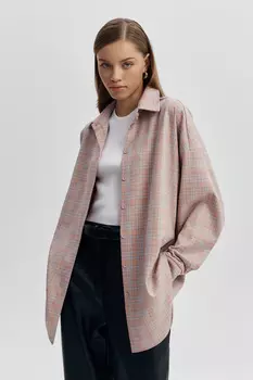 Рубашка оверсайз в клетку
