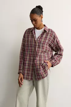 Рубашка оверсайз в клетку