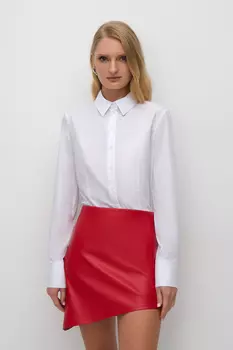 Рубашка приталенная из хлопка