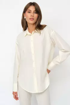 Рубашка прямого кроя из хлопка