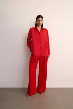 Рубашка прямого силуэта