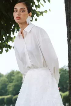 Рубашка прямого силуэта
