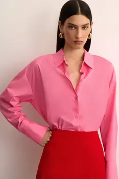 Рубашка прямого силуэта