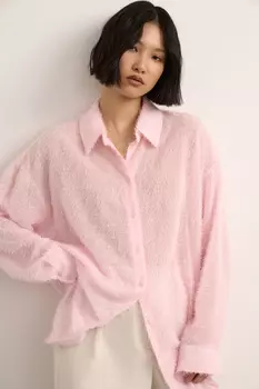 Рубашка с пушистой фактурой