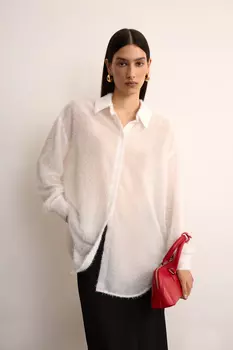 Рубашка с пушистой фактурой