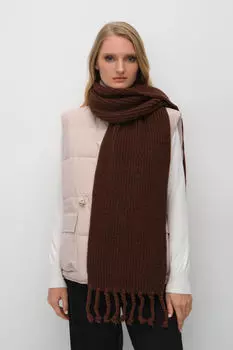 Шарф с бахромой