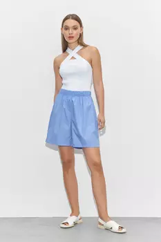 Шорты из хлопка на резинке