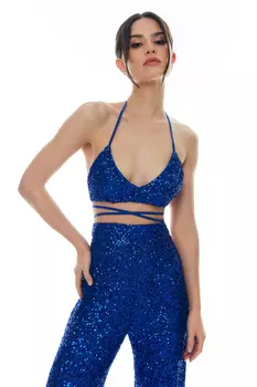 Топ с пайетками