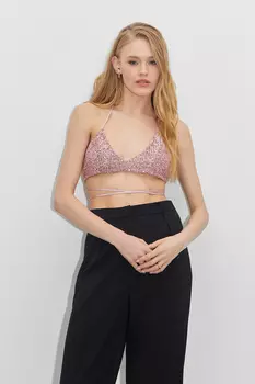 Топ с пайетками