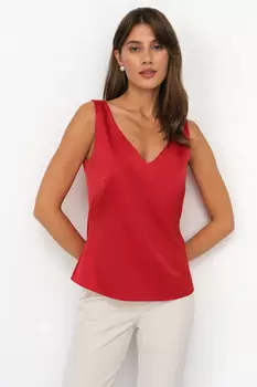 Топ с V-образным вырезом