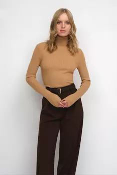 Водолазка в рубчик