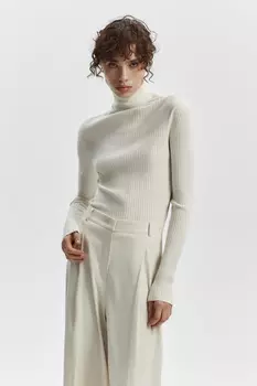 Водолазка в рубчик