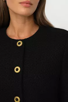 Жакет укороченный из твида