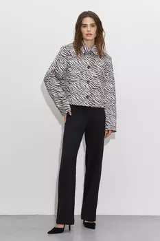 Жакет укороченный из замши