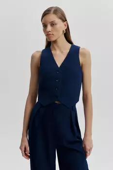 Жилет укороченный