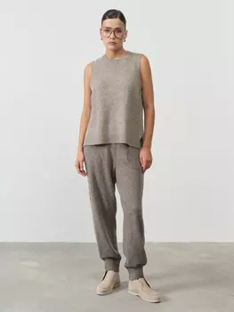 Брюки женские из пуха яка 10083 серые 46