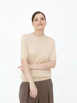 Джемпер ДЖ-31004 бежевый 44