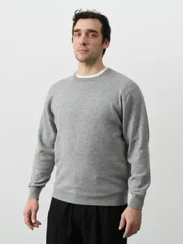 Джемпер из кашемира и шерсти 12M02004 серый M