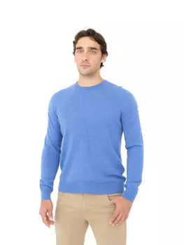 Джемпер из кашемира мужской KM040800-E синий XXL